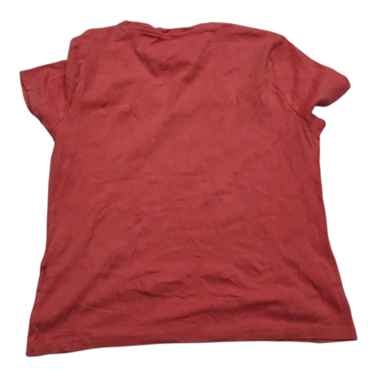 Playera Tommy Hilfiger de Mujer color coral manga corta Extra Extra Grande