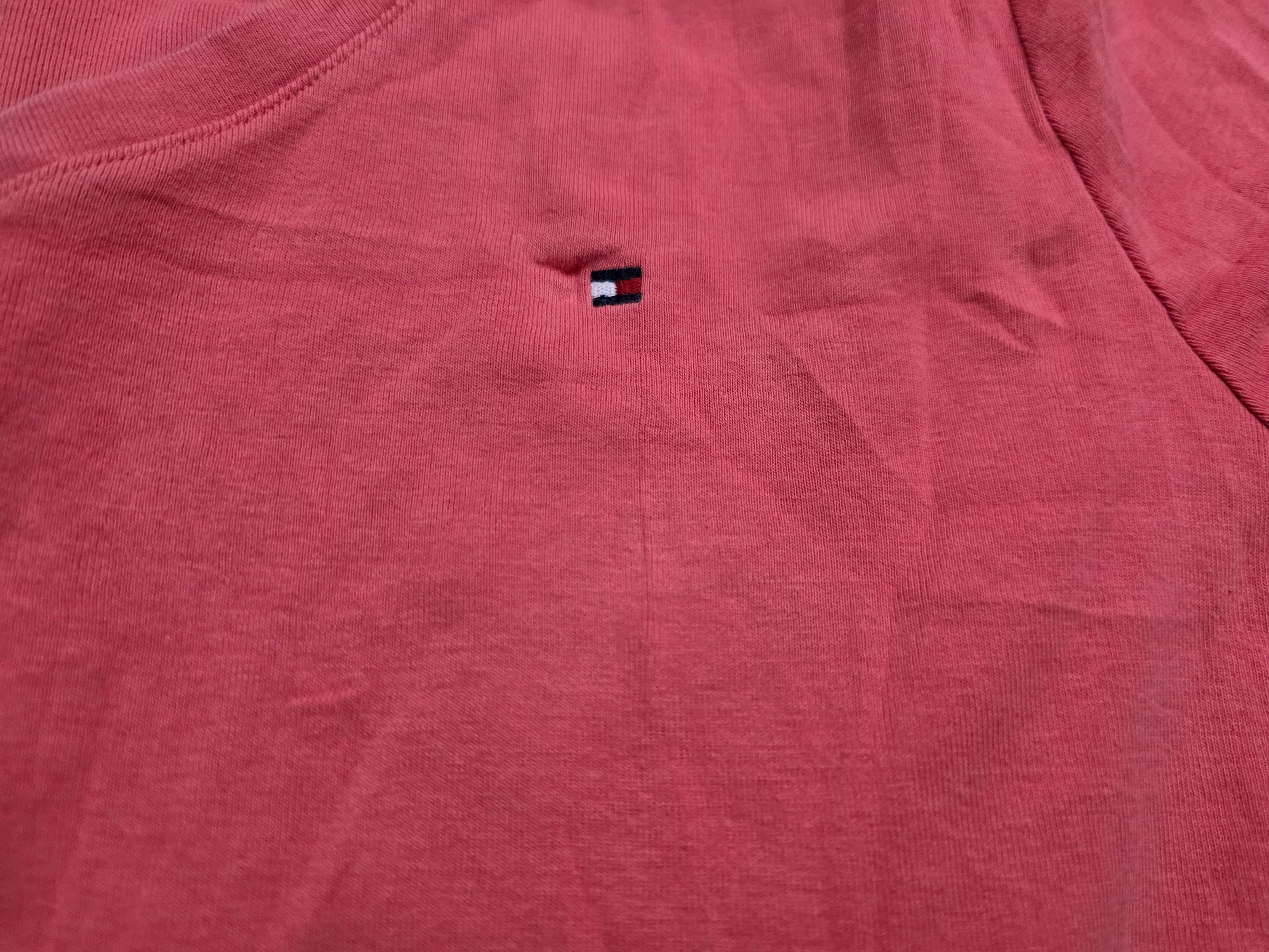 Playera Tommy Hilfiger de Mujer color coral manga corta Extra Extra Grande