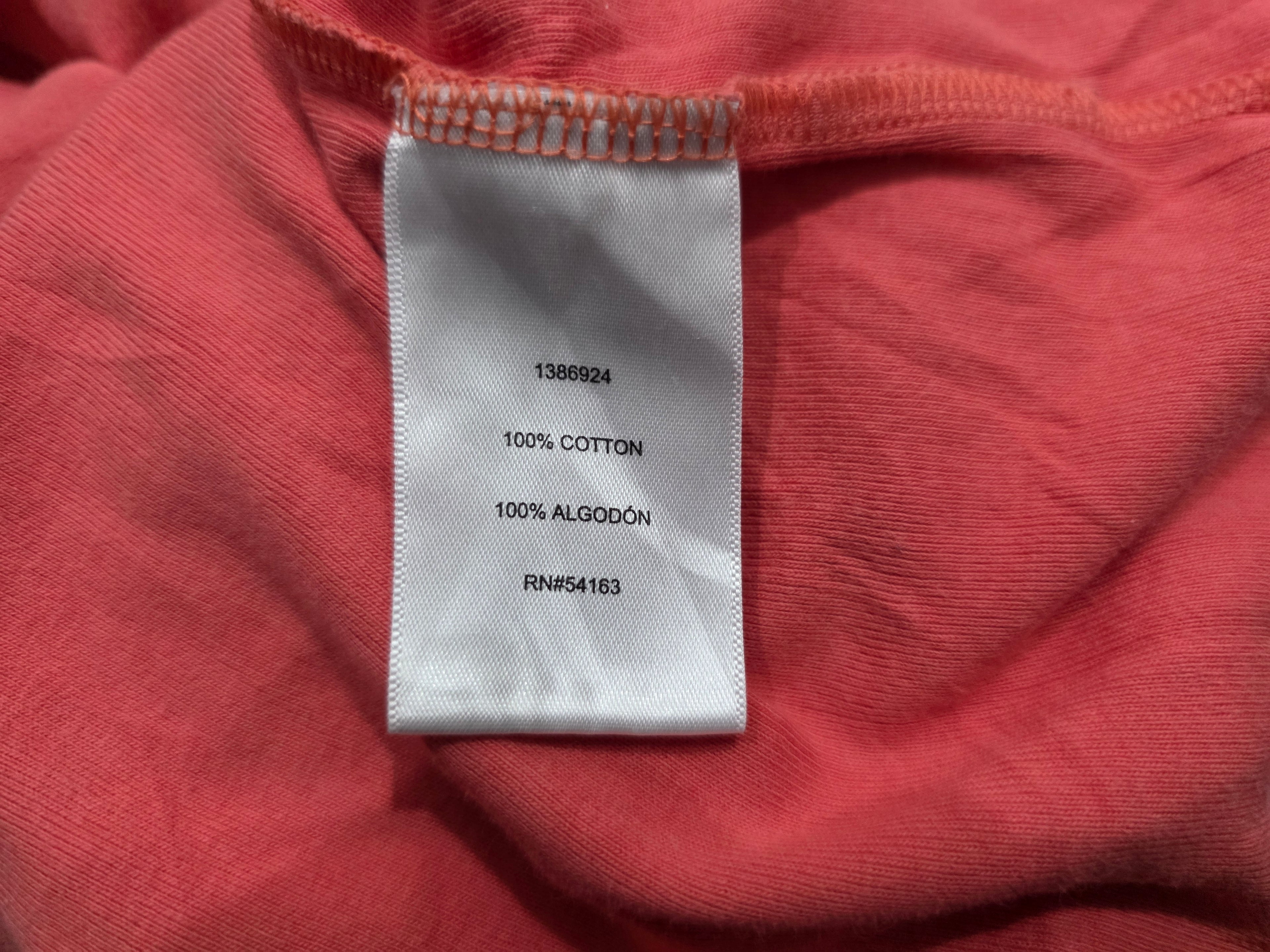 Playera Tommy Hilfiger de Mujer color coral manga corta Extra Extra Grande