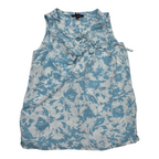 Blusa Tommy Hilfiger de viscose azul con blanco
