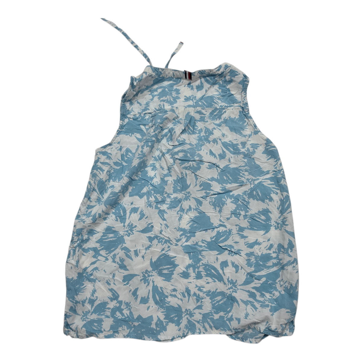Blusa Tommy Hilfiger de viscose azul con blanco