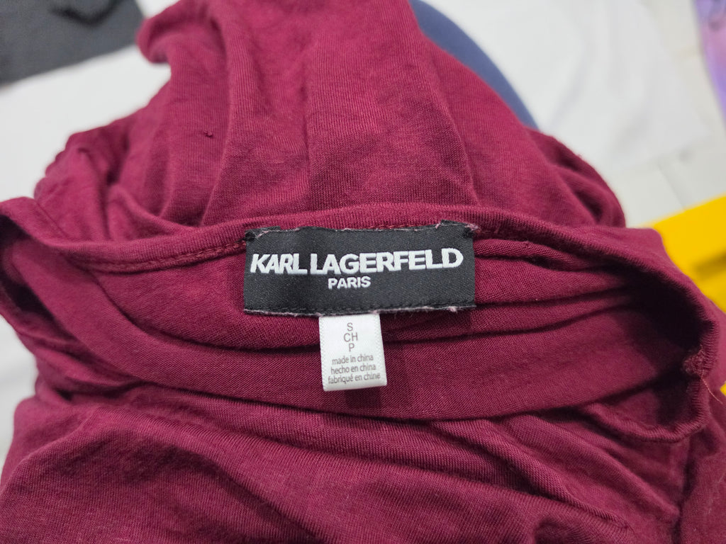 Blusa Karl Lagerfeld Hombros Descubiertos Chica Manga Larga