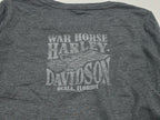 Playera Harley Davidson De Mujer Talla Chica Gris Oscuro