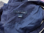 Vestido Tommy Hilfiger Talla 4 Azul Con Blanco Algodón/lino