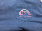 Playera Vineyard Vines Mangas Corta Azul De Mujer Grande
