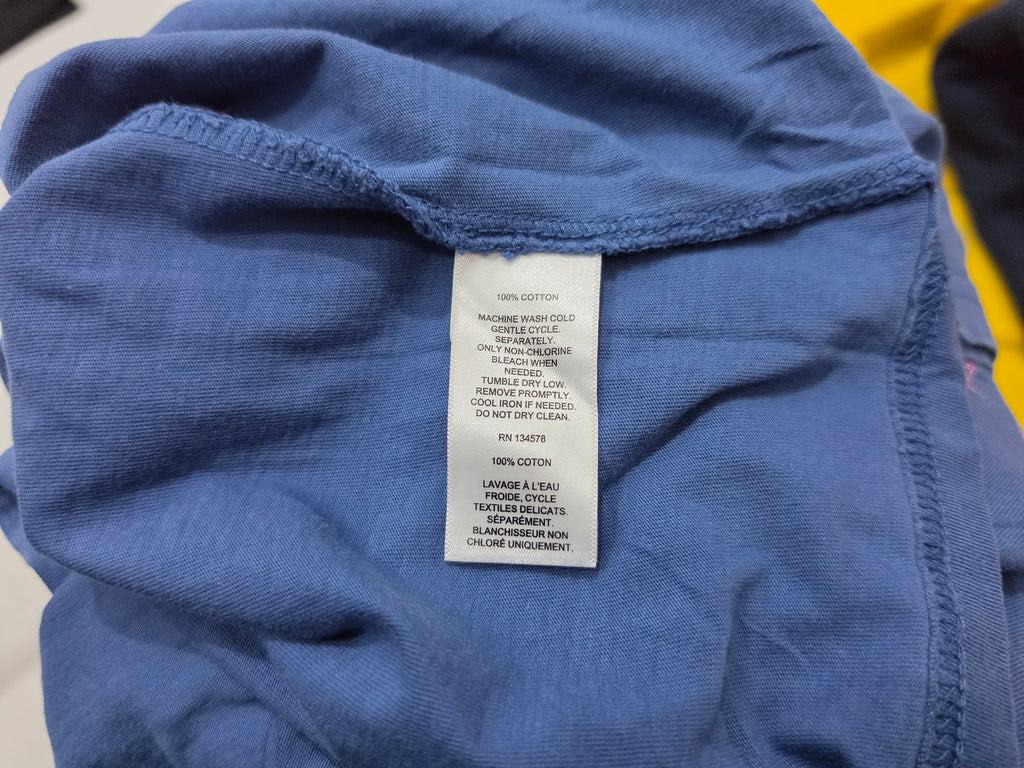 Playera Vineyard Vines Mangas Corta Azul De Mujer Grande