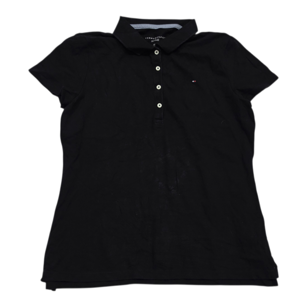 Playera Tommy Hilfiger Classic Fit Color Negro Grande Mujer