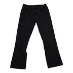Pantalon Ralph Lauren Mezclilla Color Negro Talla 12 Mujer