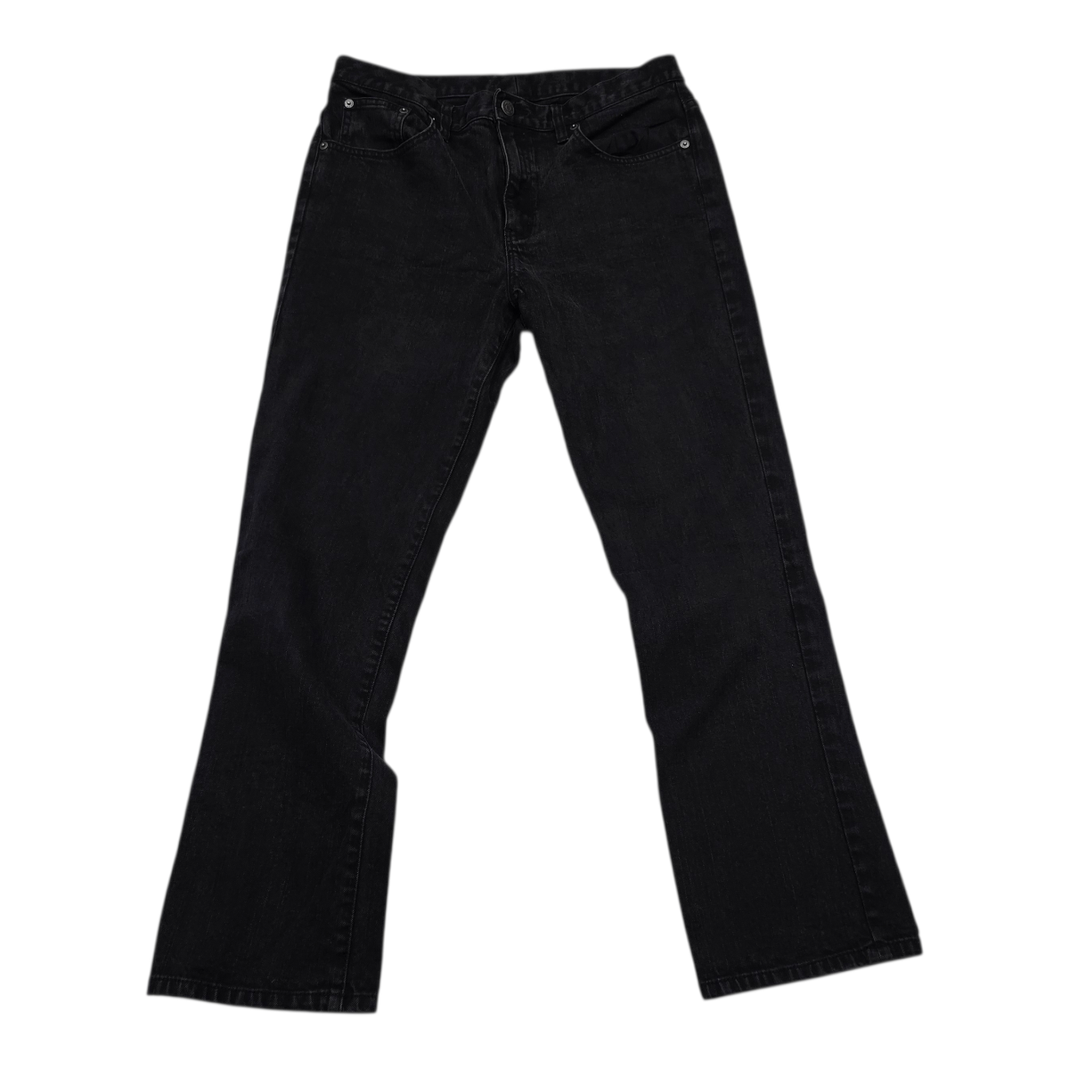 Pantalon Ralph Lauren Mezclilla Color Negro Talla 12 Mujer