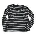 Playera Ralph Lauren Mujer Extra Grande Color Gris Rayada Verde Lisa Xl Rayada