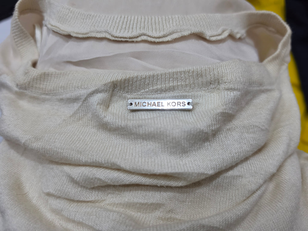 Blusa Michael Kors De Mujer Extra Grande Color Crema