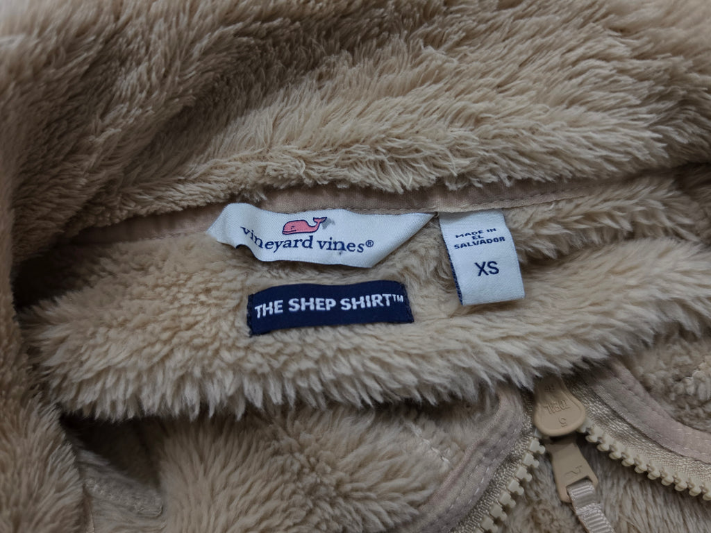 Chamarra Peludita Vineyard Vines Color Cafe De Mujer