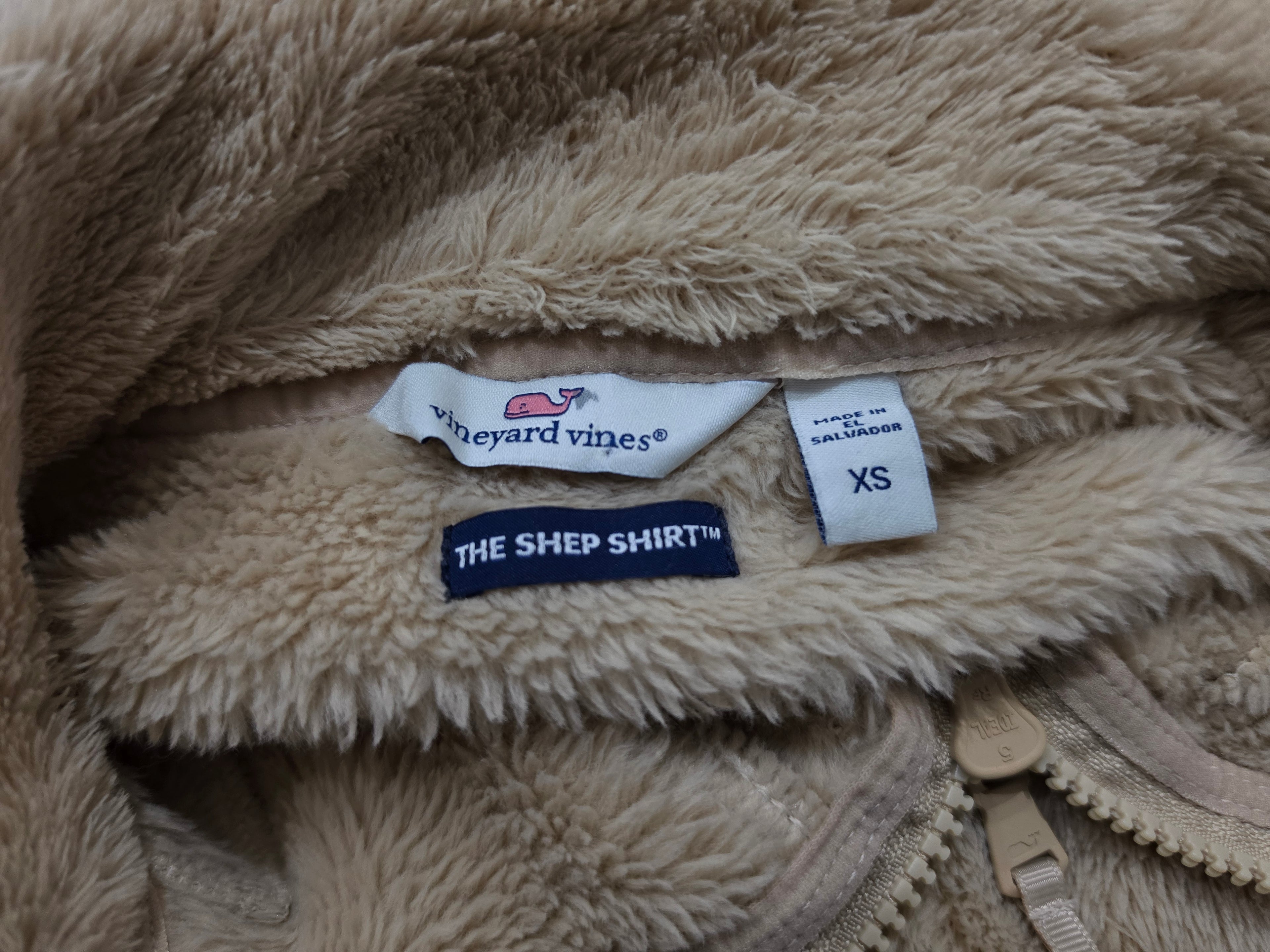 Chamarra Peludita Vineyard Vines Color Cafe De Mujer
