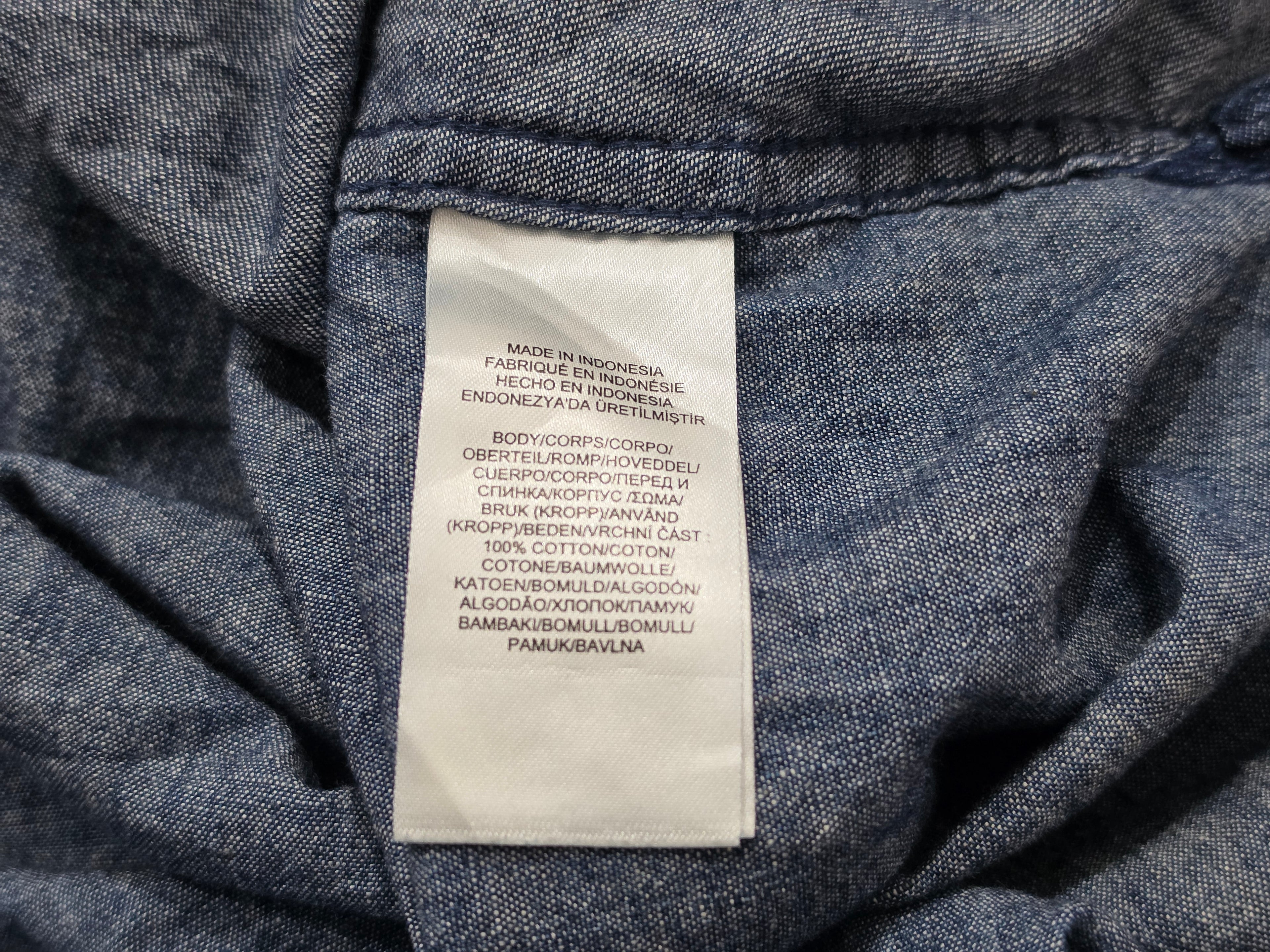 Camisa De Mezclilla Ralph Lauren Extra Chica De Mujer