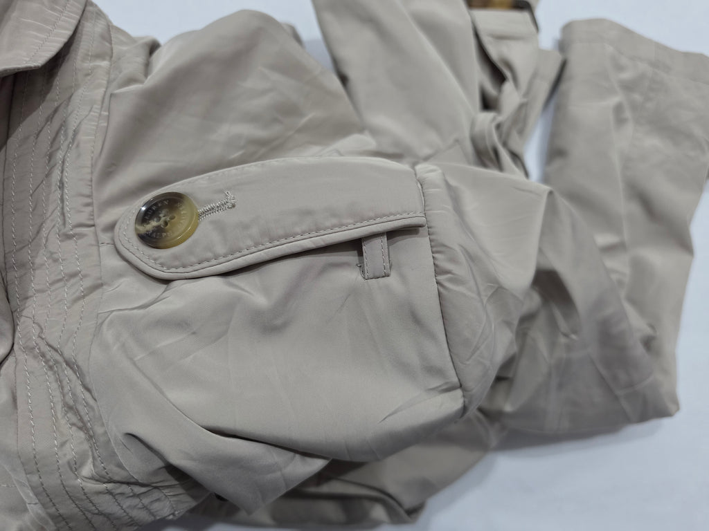 Gabardina Ralph Lauren Mediana Petite Mujer Color Cafeclaro