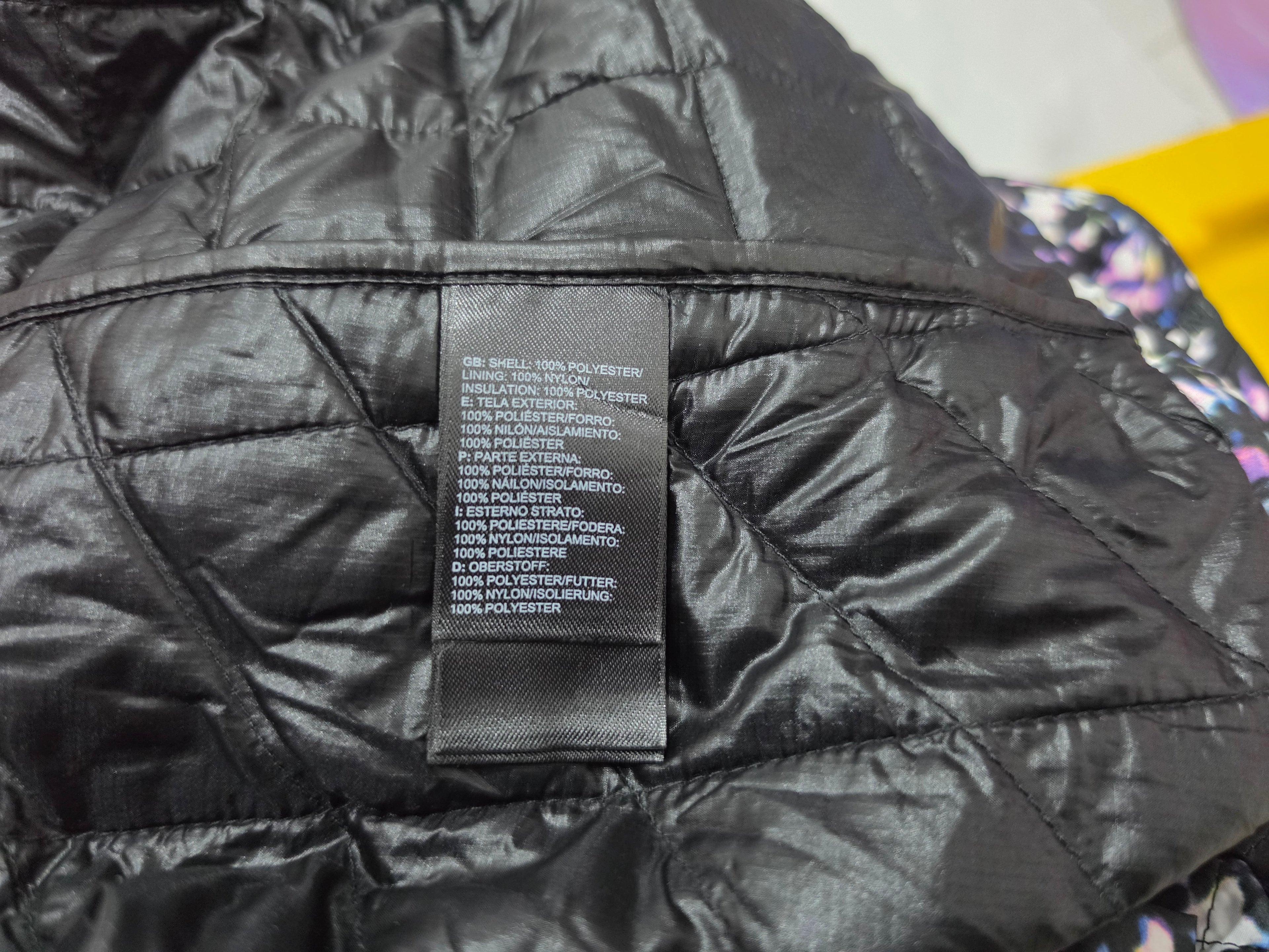 Chaleco The North Face Negro Floreado Mediano Mujer