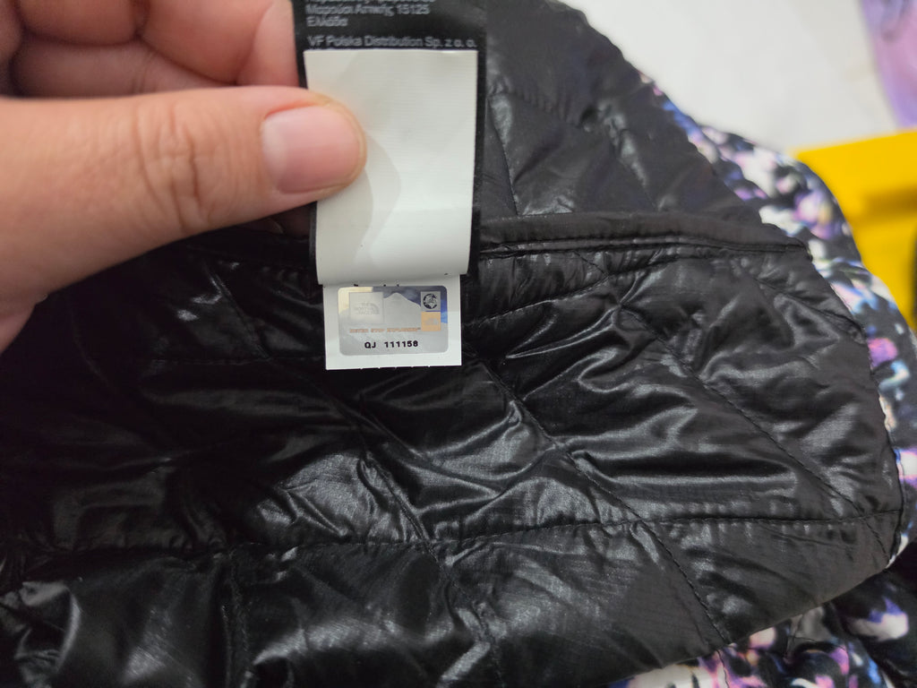 Chaleco The North Face Negro Floreado Mediano Mujer