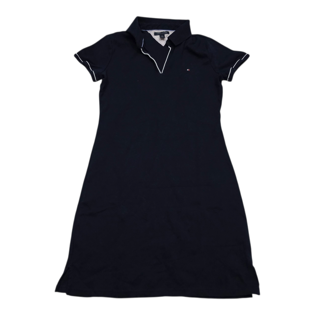 Vestido Tommy Hilfiger Azulmanga Corta De Mujer Tallamediana