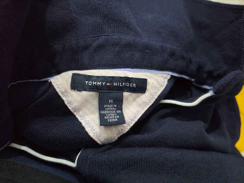 Vestido Tommy Hilfiger Azulmanga Corta De Mujer Tallamediana