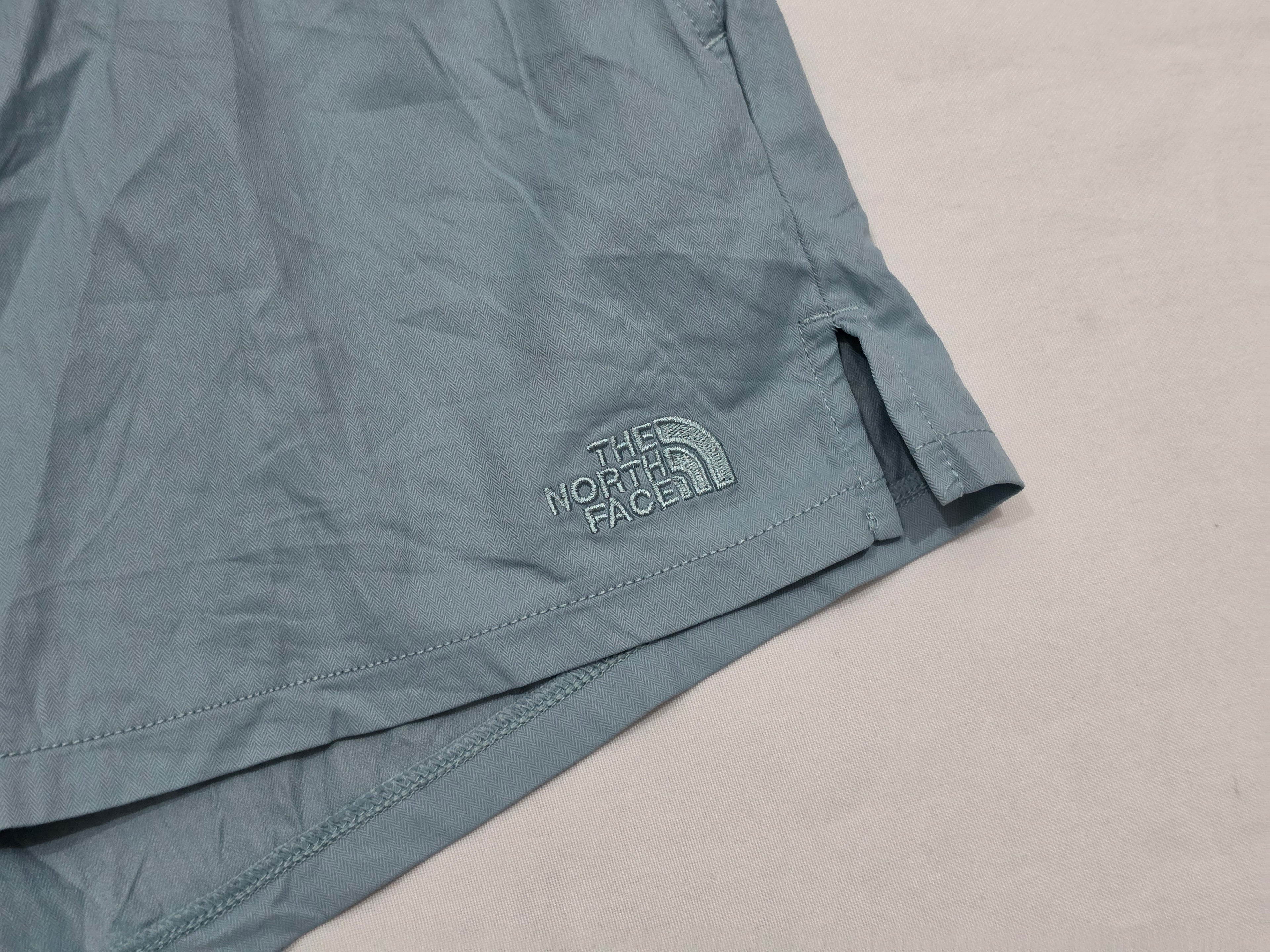 Short The North Face Azul Acero De Mujer Talla Mediana