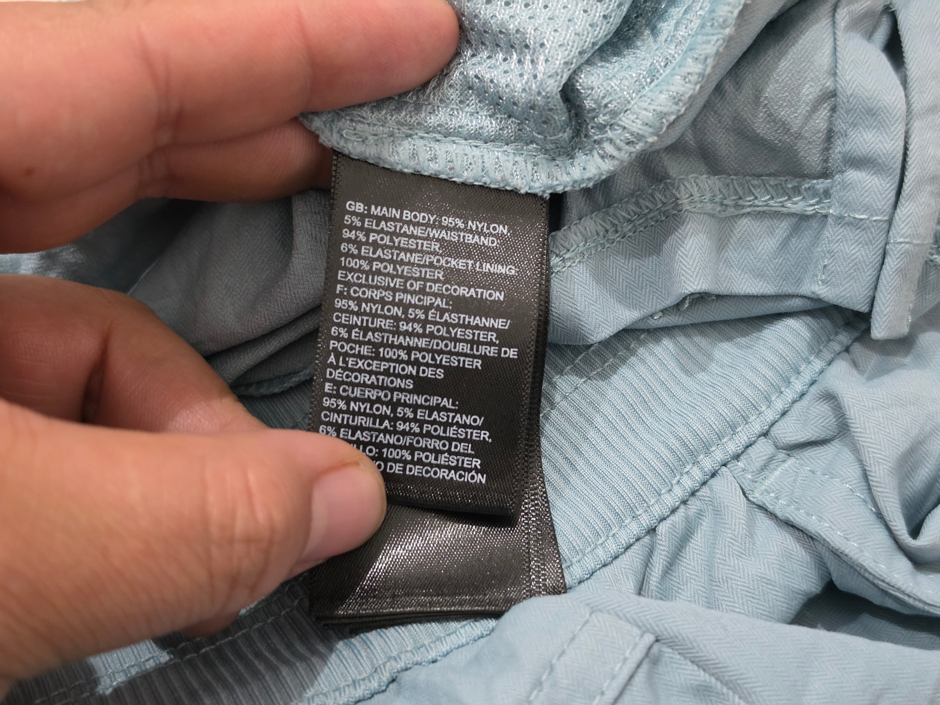 Short The North Face Azul Acero De Mujer Talla Mediana