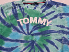 Sudadera Ligera Tommy Hilfiger De Mujer Tie Dye Azul/morado