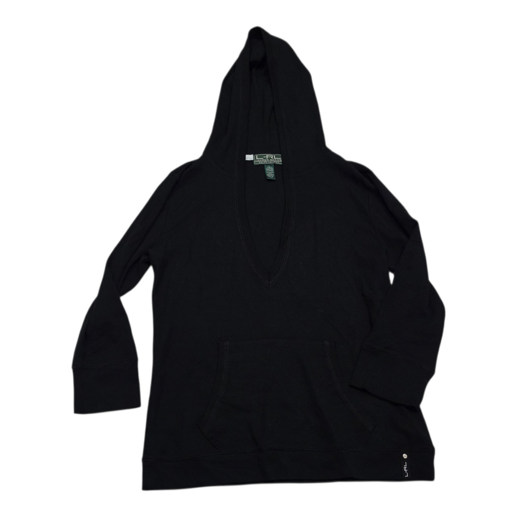 Sueter Con Gorro Ralph Lauren Color Negro Mujer Talla Grande