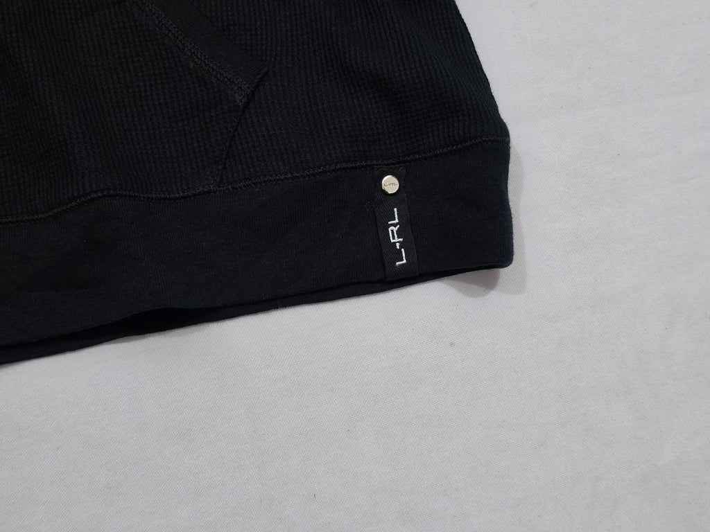 Sueter Con Gorro Ralph Lauren Color Negro Mujer Talla Grande