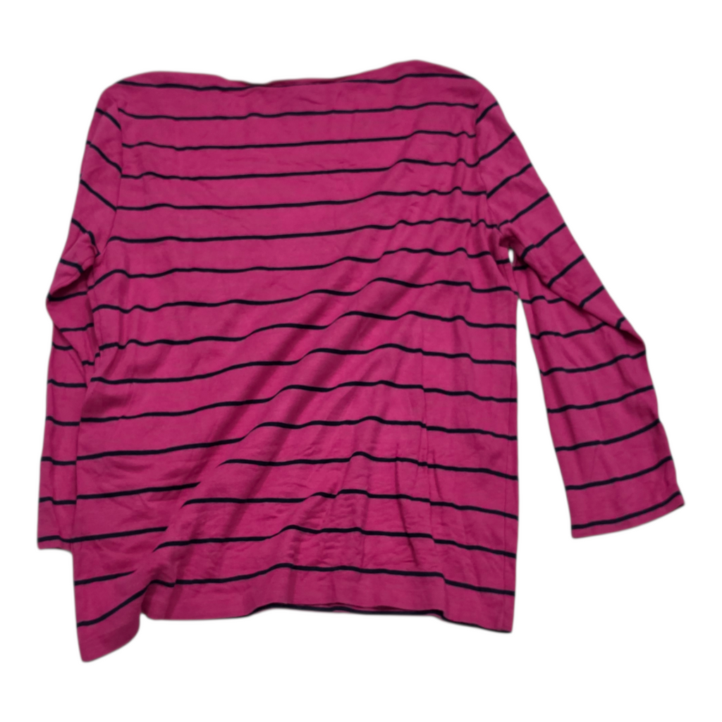 Playera Ralph Lauren Sport Extra Grande Color Rosa Rayada