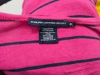 Playera Ralph Lauren Sport Extra Grande Color Rosa Rayada