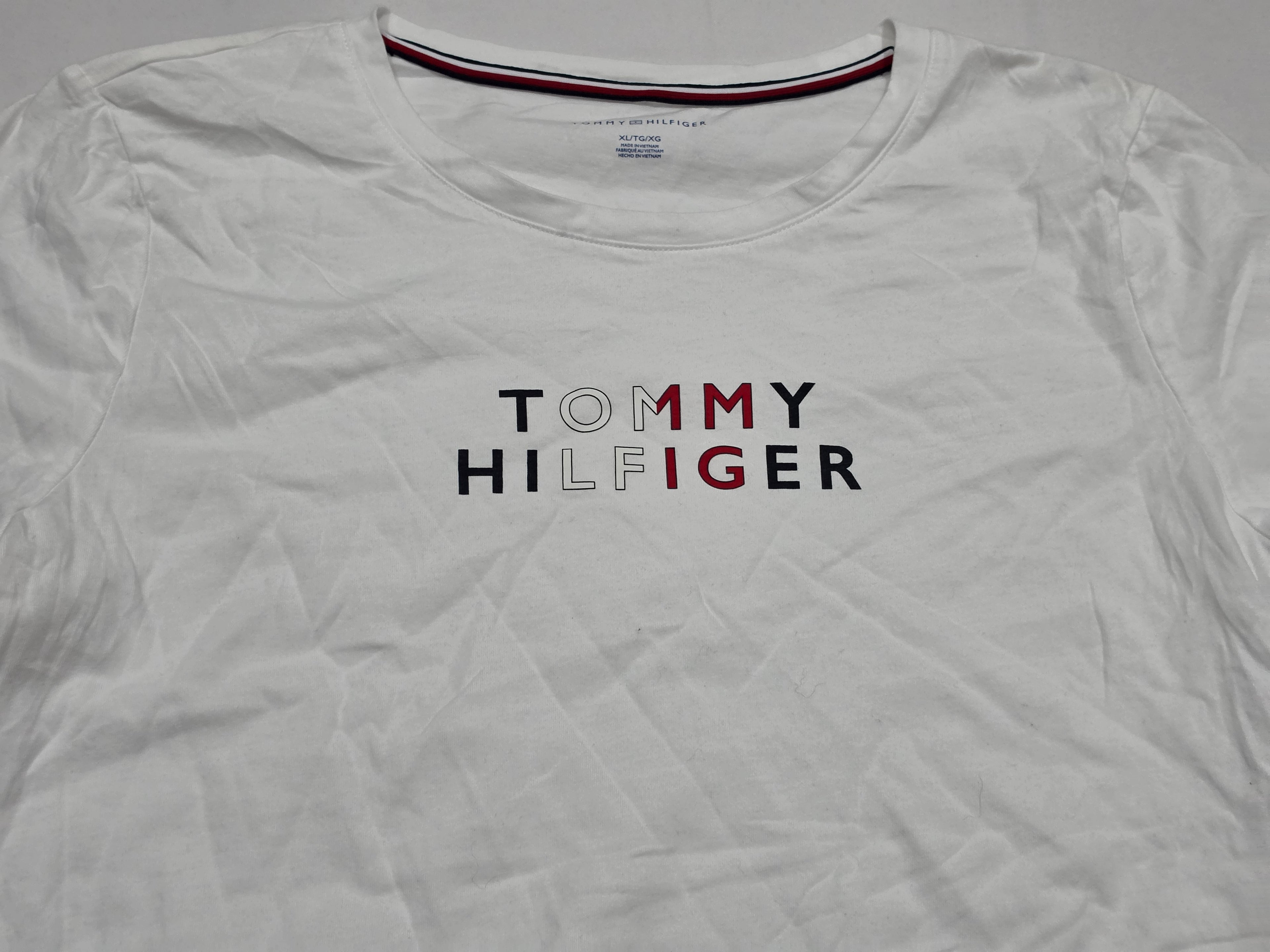 Playera Tommy Hilfiger Mujer Talla Extragrandecolorblanco