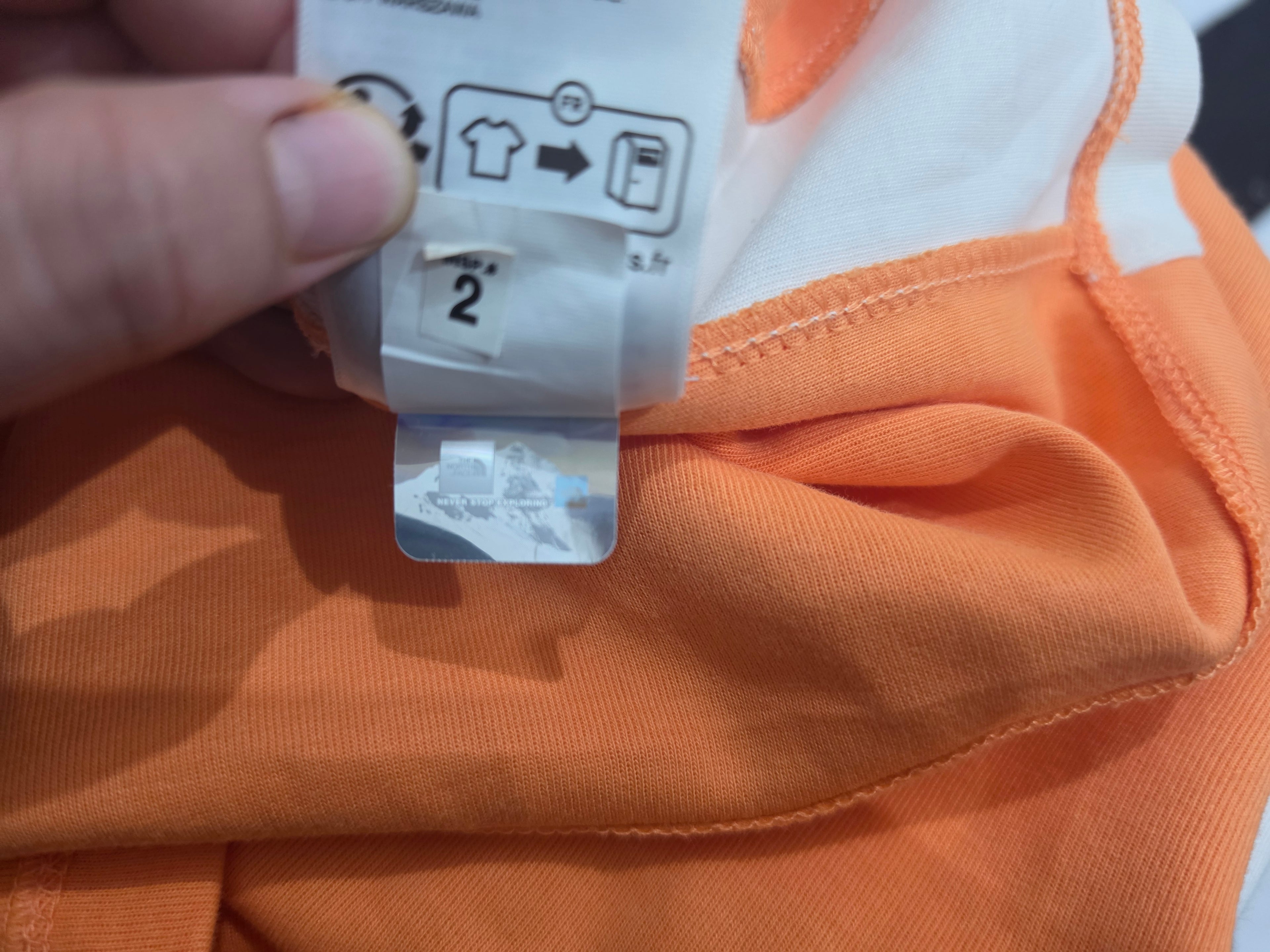 Vestido The North Face Color Naranja De Mujer Manga Corta