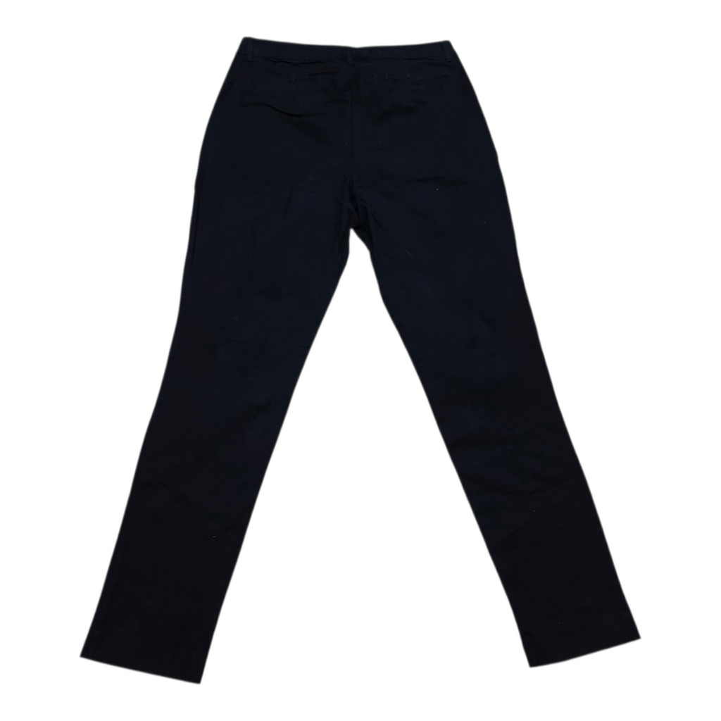 Pantalon Michael Kors Talla 4 Azul Marino Con Cierres Dorado