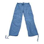 Pantalon Tommy Hilfiger Azul Acero Cargo De Mujer Talla 4