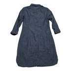 Vestido Camisero Tommy Hilfiger Azul Aceromujer Talla Chica