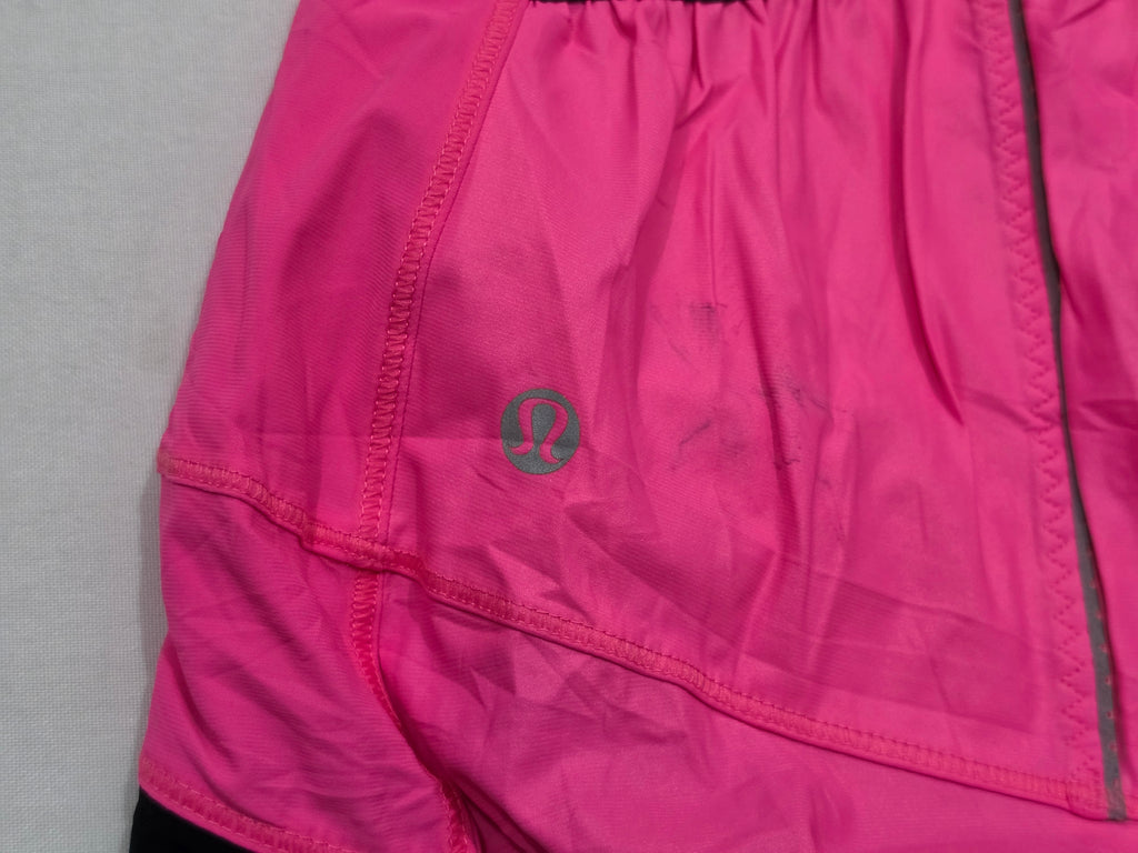 Playera Lululemon Running/ciclismo Rosa Neon Talla 6 Mujer