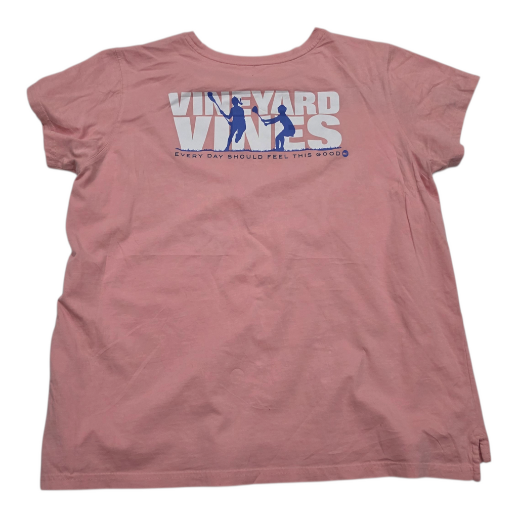 Playera Vineyard Vines De Mujer Manga Corta Rosa Claro