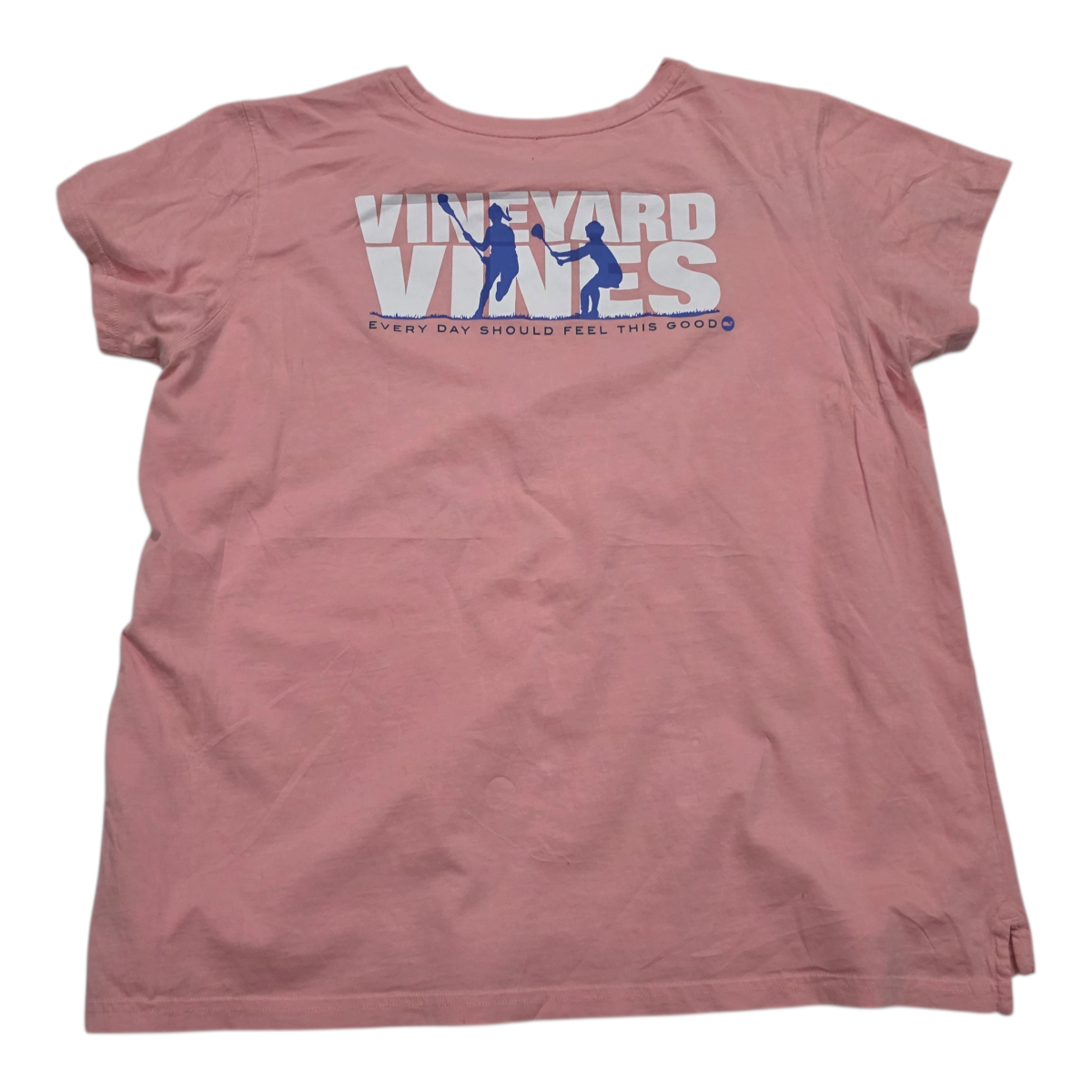Playera Vineyard Vines De Mujer Manga Corta Rosa Claro