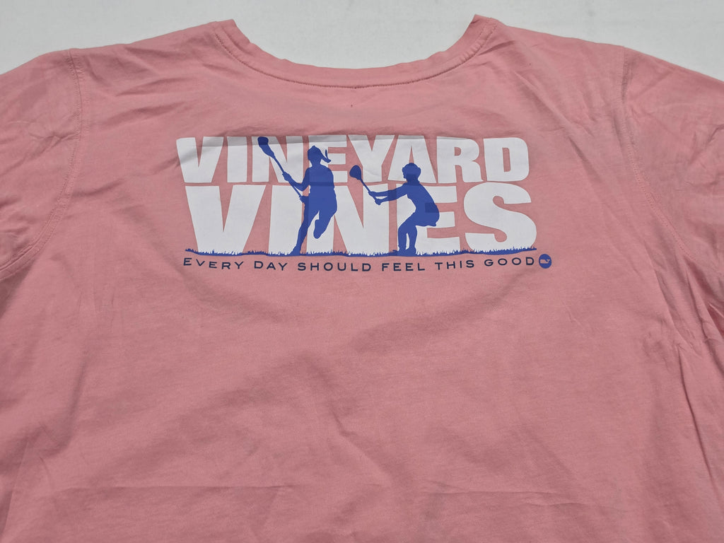 Playera Vineyard Vines De Mujer Manga Corta Rosa Claro