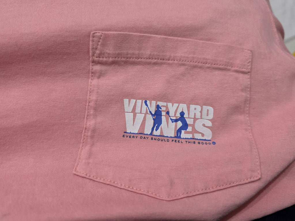 Playera Vineyard Vines De Mujer Manga Corta Rosa Claro
