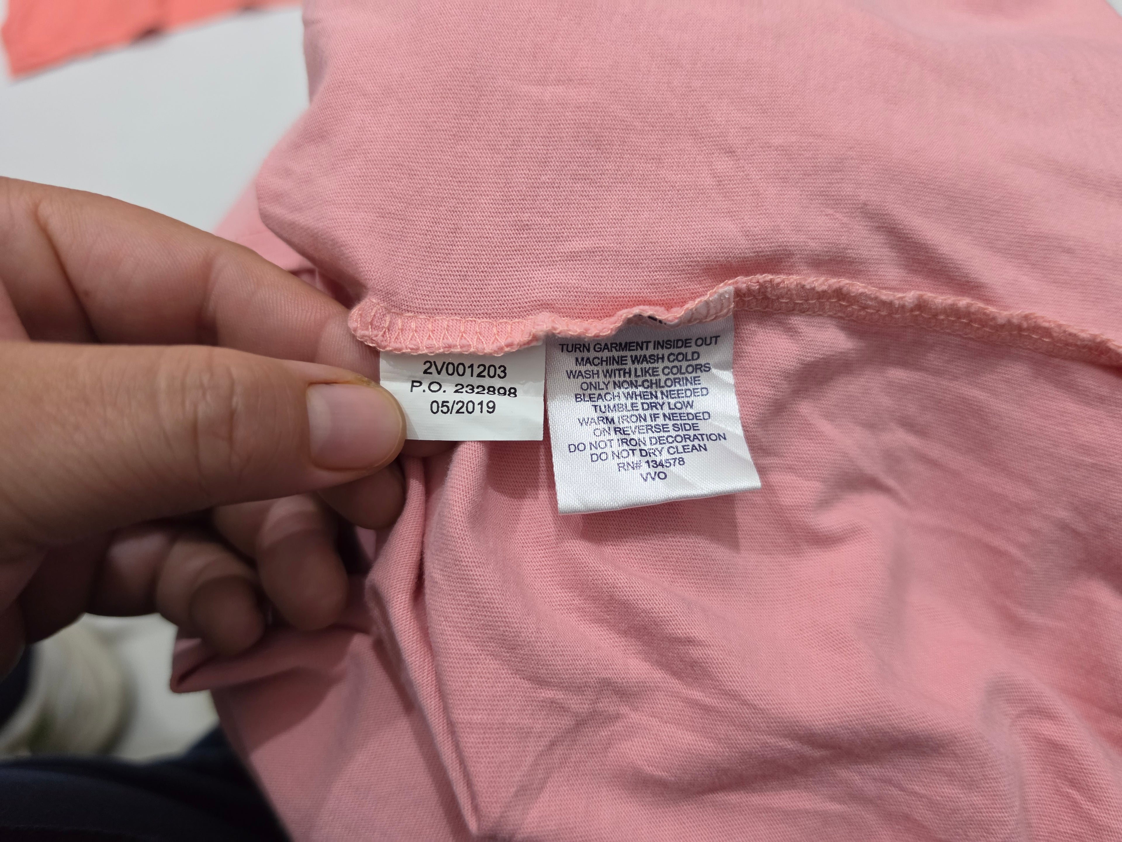 Playera Vineyard Vines De Mujer Manga Corta Rosa Claro