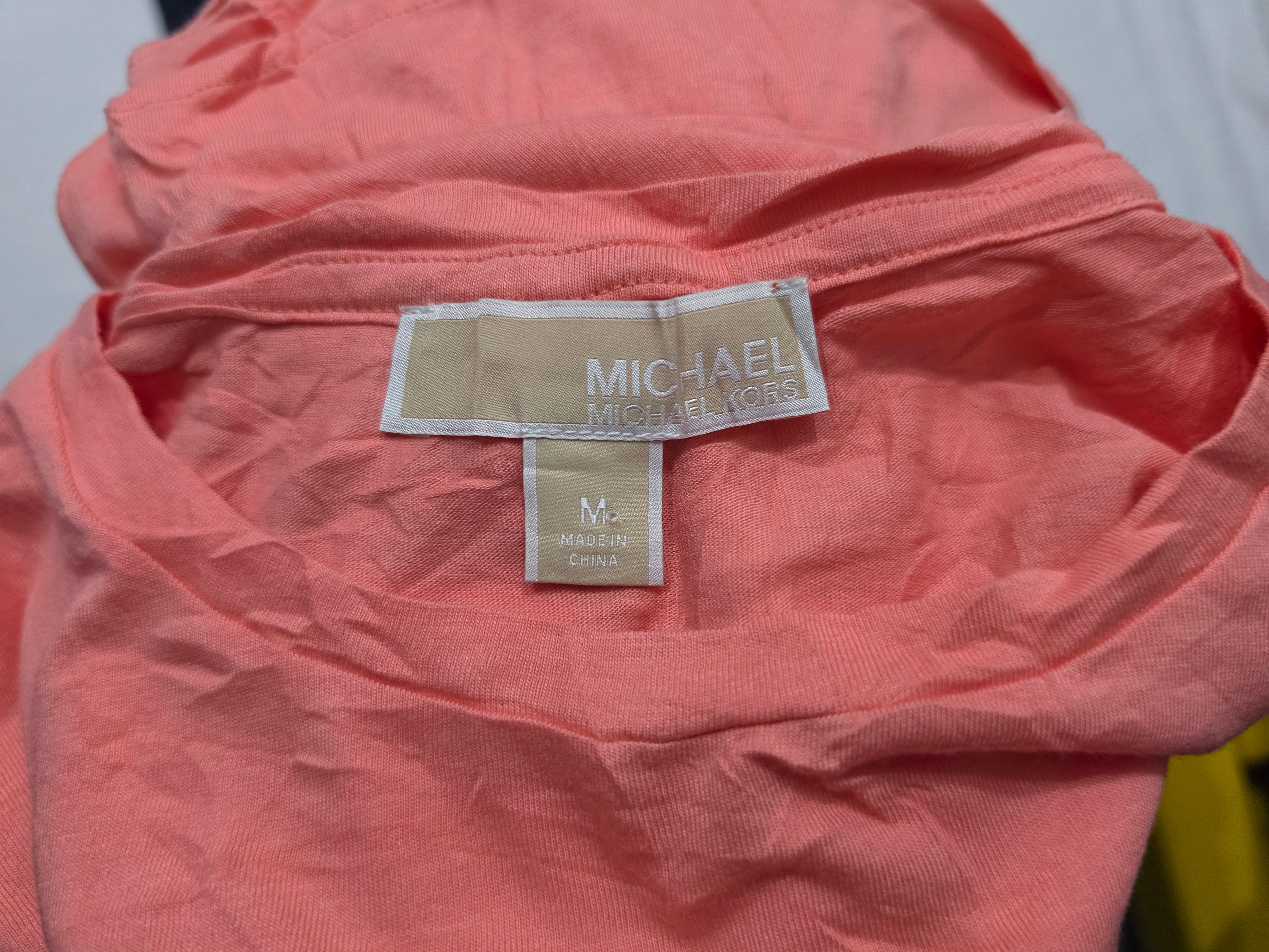 Playera Michael Kors Mujer Talla Mediana Color Coral Claro
