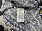 Blusa Michael Kors Mujer Talla 10 Con Cierre Azulblanco