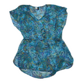 Vestido Playero Ralph Lauren De Mujer Mediana Azul Figuras