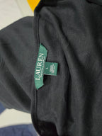 Playera Ralph Lauren Negro Con Dorado Manga Larga Grande