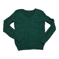 Sueter Ralph Lauren Sport Verde Oscuro Poni Morado