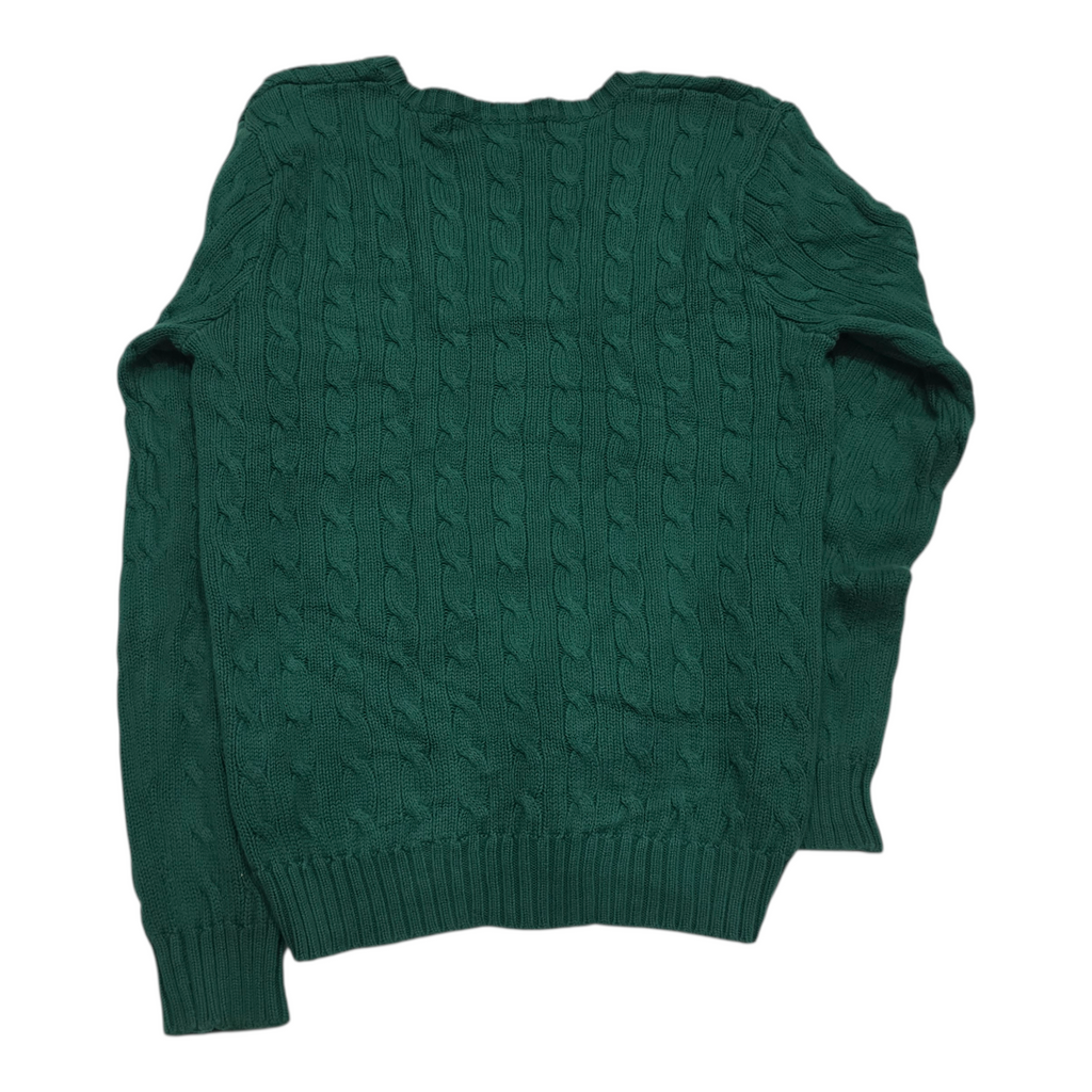 Sueter Ralph Lauren Sport Verde Oscuro Poni Morado