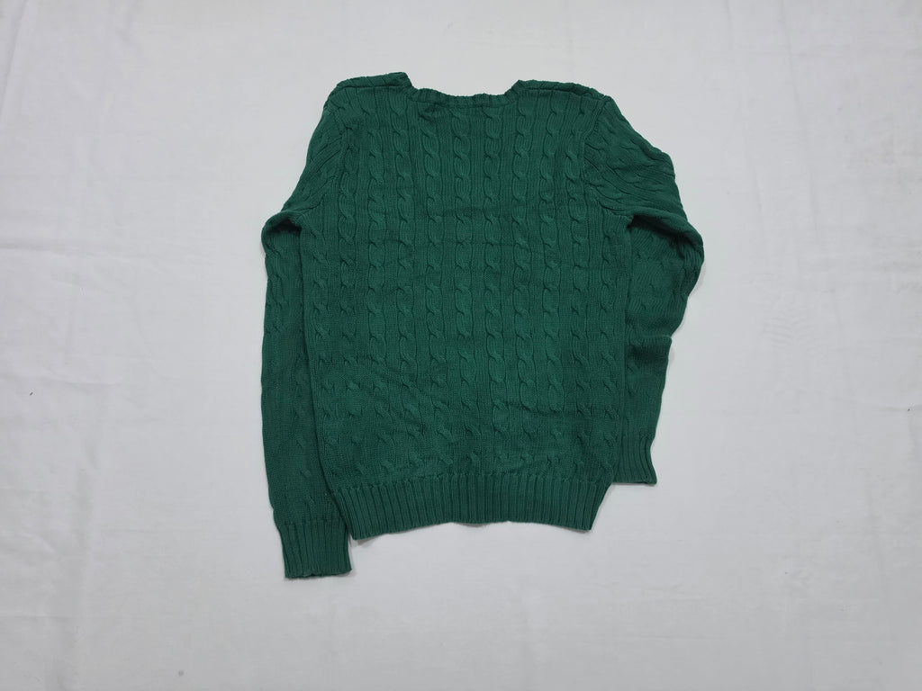 Sueter Ralph Lauren Sport Verde Oscuro Poni Morado