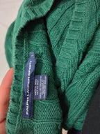 Sueter Ralph Lauren Sport Verde Oscuro Poni Morado