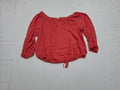 Blusa Campesina Tommy Hilfiger Color Coral De Mujer Grande
